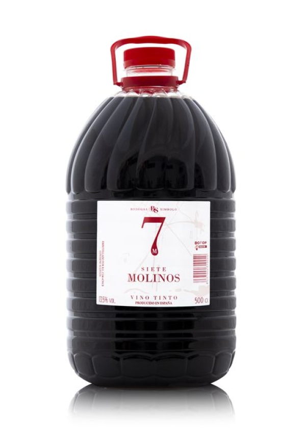 VINO SIETE MOLINOS TINTO G/5L.